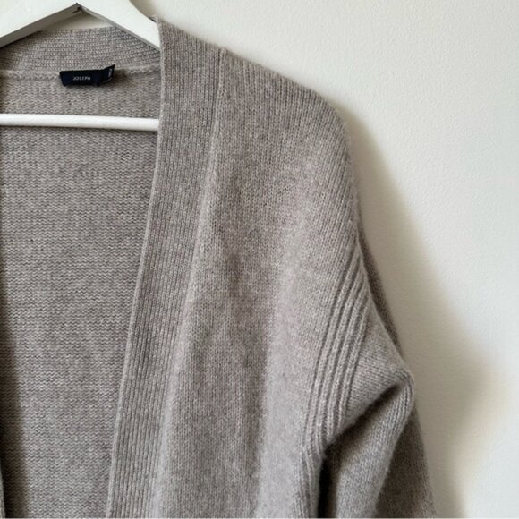 Joseph Cashmere Luxe Grey Cardigan Size Small - Picture 3 of 13